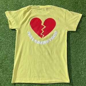 Gildan Streetwear Misunderstood Yellow Graphic Tee